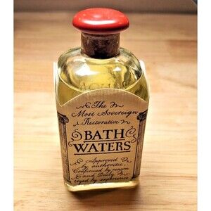 Vintage The Most Sovereign Restorative Bath Waters - Rare - England 100ml 3.4oz